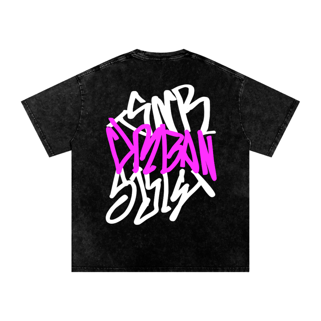 OVERSIZED SNOW WASHED URBAN TEE