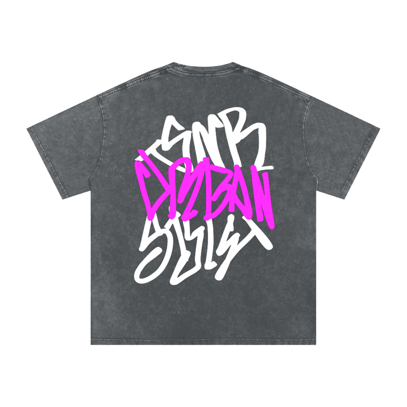 OVERSIZED SNOW WASHED URBAN TEE