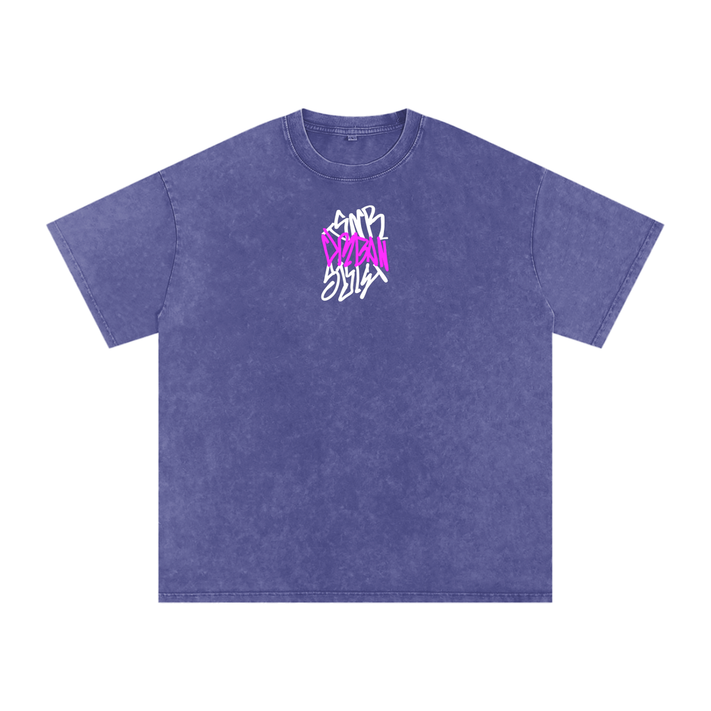 OVERSIZED SNOW WASHED URBAN TEE