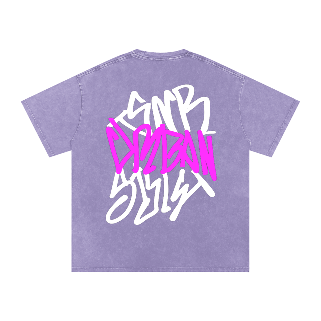 OVERSIZED SNOW WASHED URBAN TEE